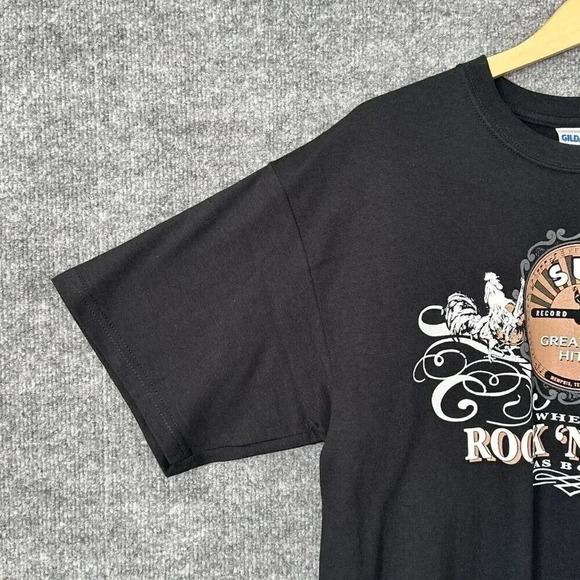 Sun Records Shirt Mens Large Black Unisex Rockabilly Memphis Rock N Roll Music - Picture 6 of 10